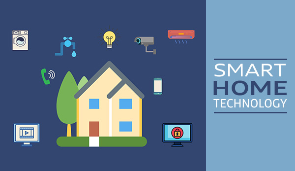 Smart Home Technology - Gone are the days of setting up the timer for your lights to go on and off in the pretence of someone being home.  With smart home technology, also called home automation, you can control almost everything inside your home from one device wherever you are.